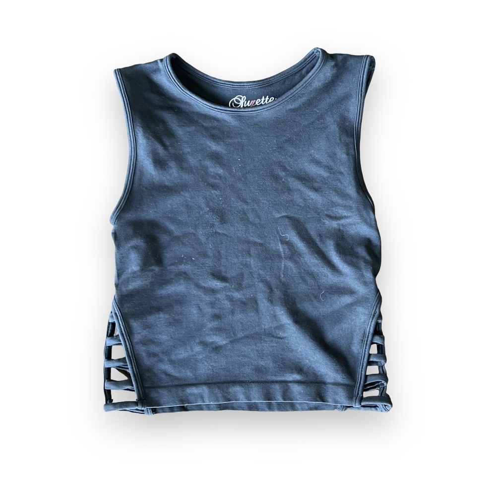 -stretch Crop Top -SUZETTE